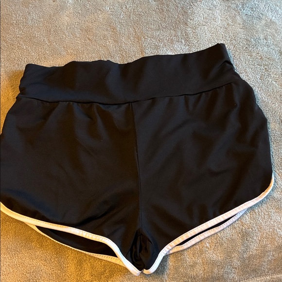 Pants - Black Women's Athletic Shorts